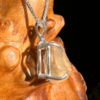 Libyan Desert Glass Pendant Sterling Silver Cristobalite #8388-Moldavite Life