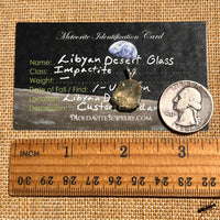 Libyan Desert Glass Pendant Sterling Silver Cristobalite #8388-Moldavite Life