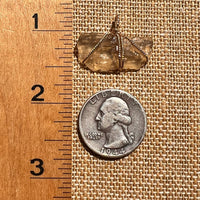 Libyan Desert Glass Wire Wrapped Pendant 14k GF #8300-Moldavite Life
