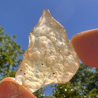 Libyan Desert Glass w/ Cristobalite 11 grams #521-Moldavite Life