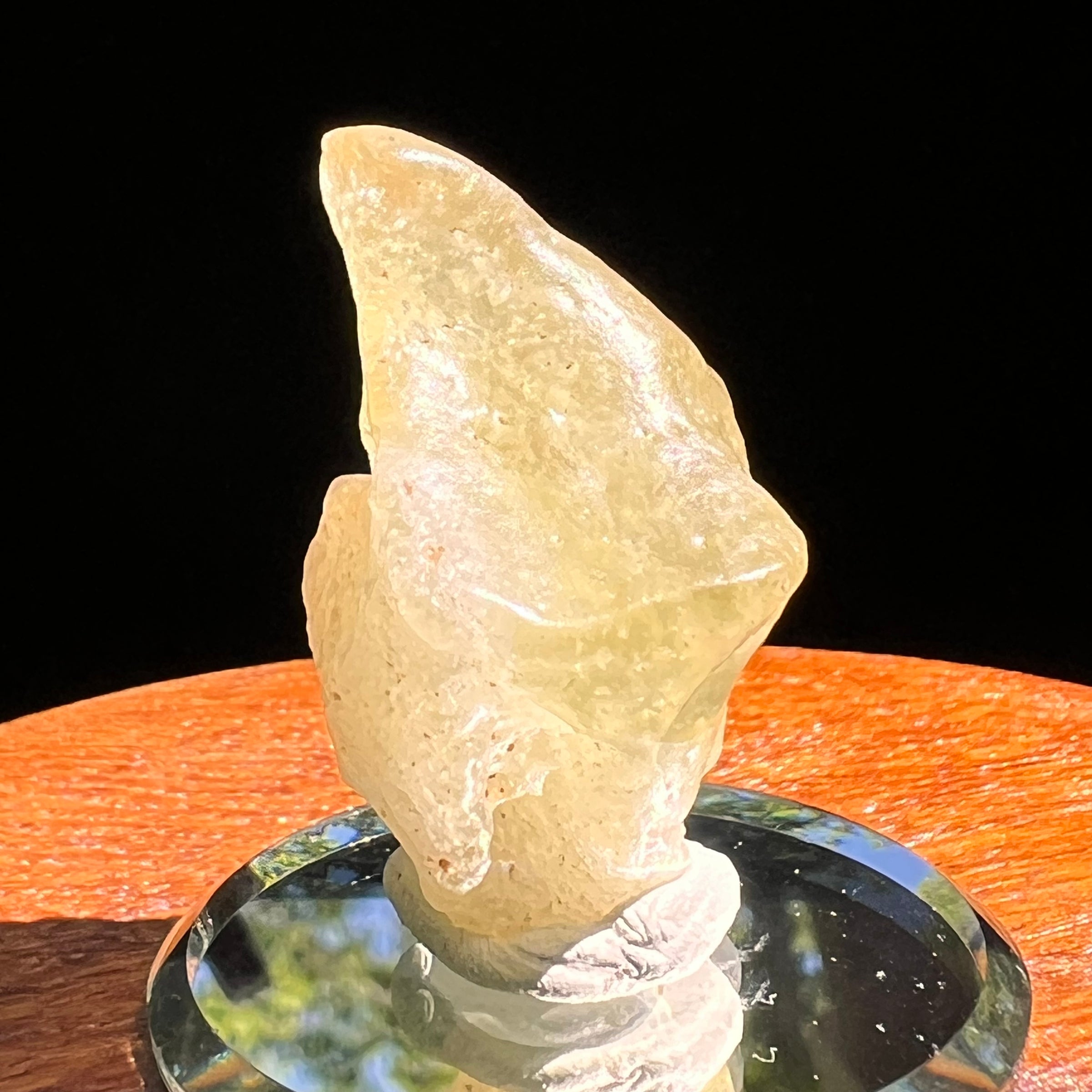 Libyan Desert Glass w/ Cristobalite 13.3 grams #509-Moldavite Life