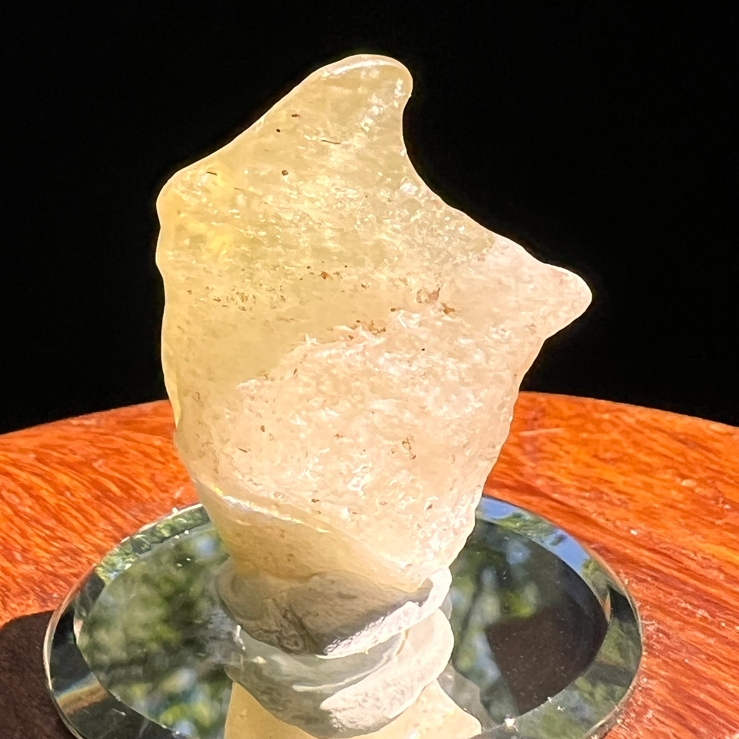 Libyan Desert Glass w/ Cristobalite 13.3 grams #509-Moldavite Life