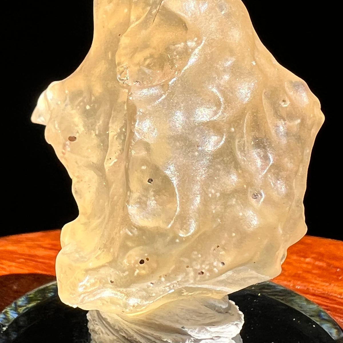 Libyan Desert Glass w/ Cristobalite 17.6 grams #515-Moldavite Life