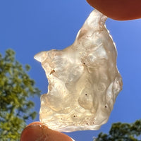 Libyan Desert Glass w/ Cristobalite 17.6 grams #515-Moldavite Life