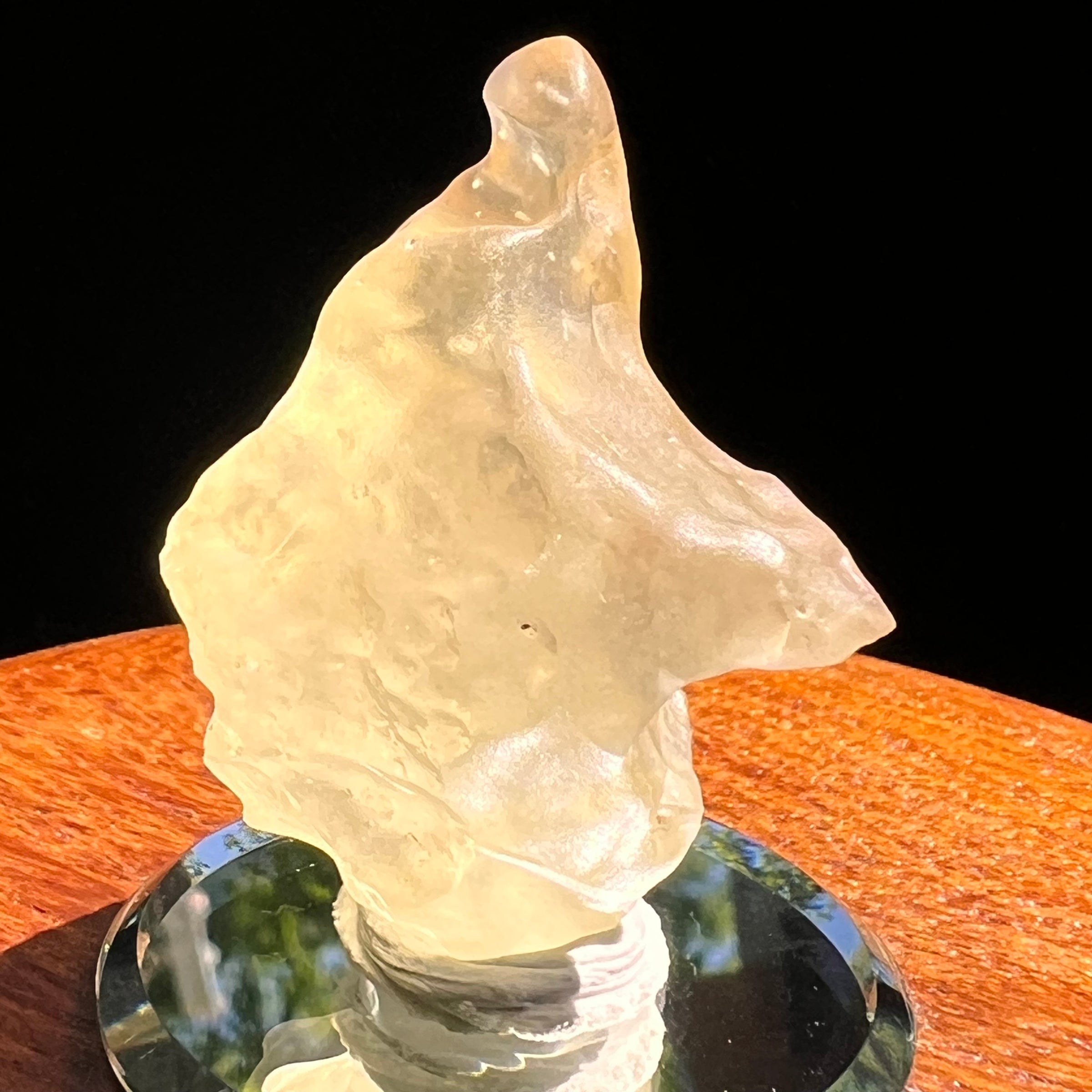 Libyan Desert Glass w/ Cristobalite 17.6 grams #515-Moldavite Life