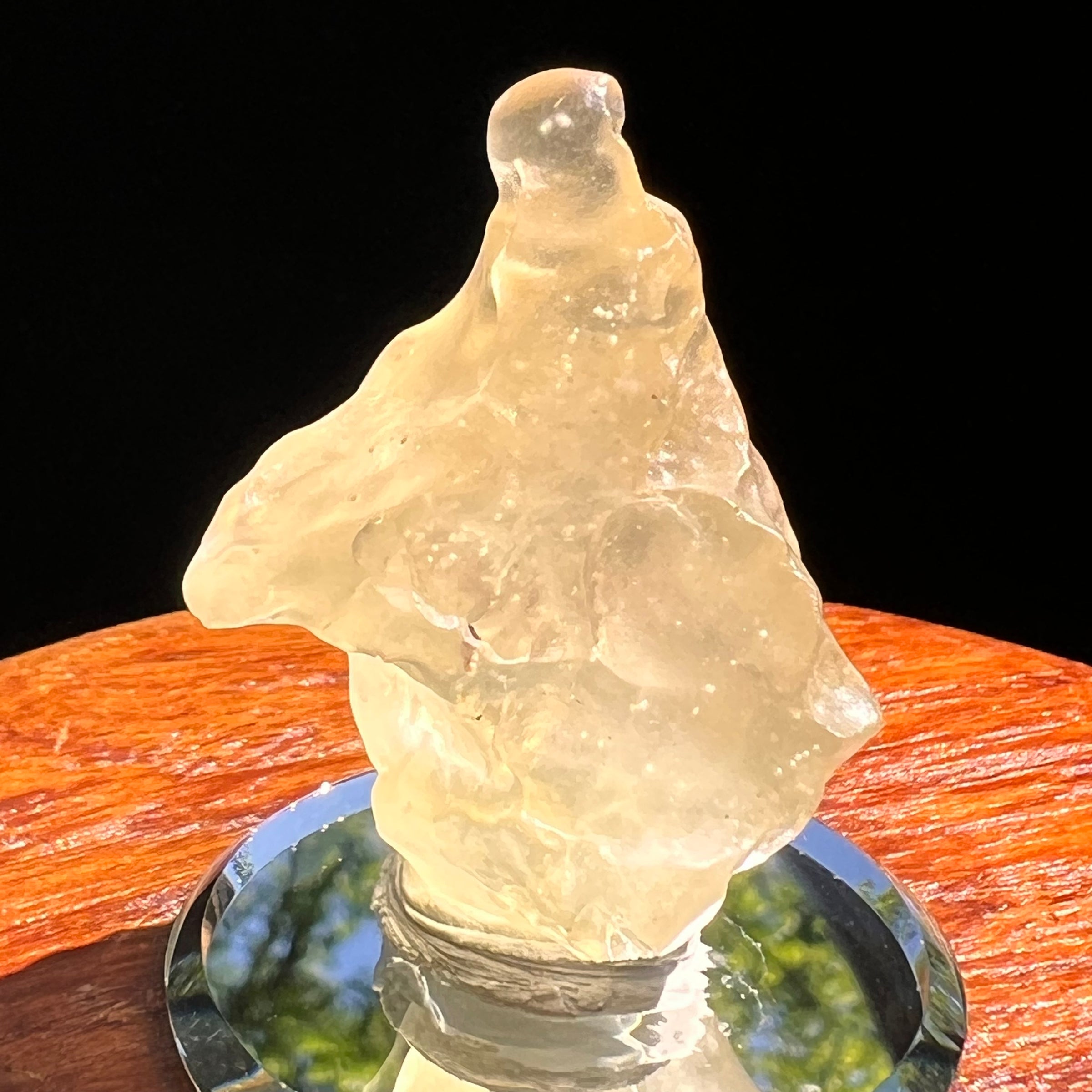 Libyan Desert Glass w/ Cristobalite 17.6 grams #515-Moldavite Life