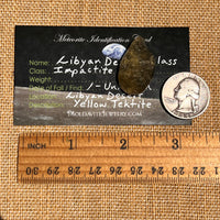 Libyan Desert Glass w/ Cristobalite 5.6 grams #524-Moldavite Life