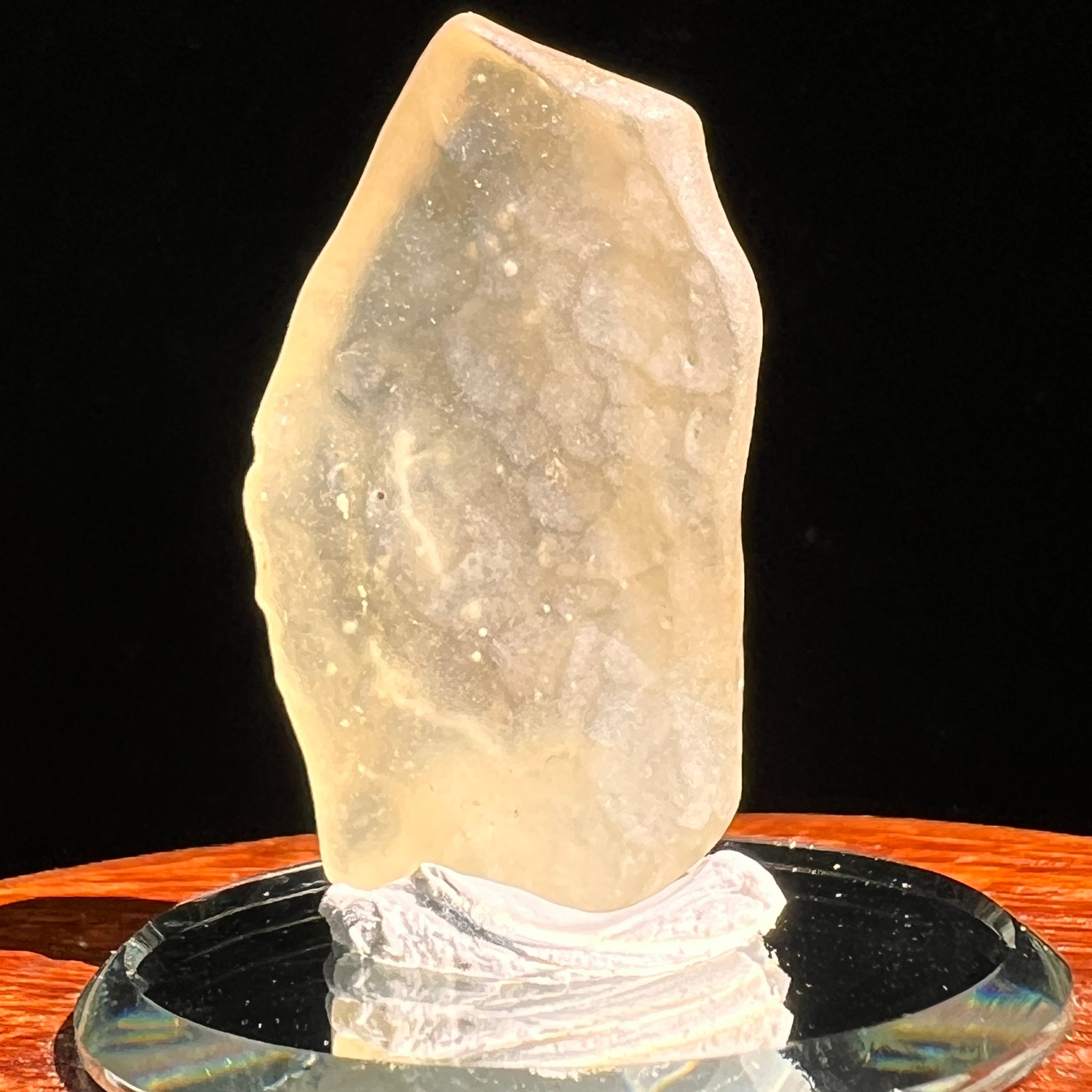 Libyan Desert Glass w/ Cristobalite 7 grams #517-Moldavite Life