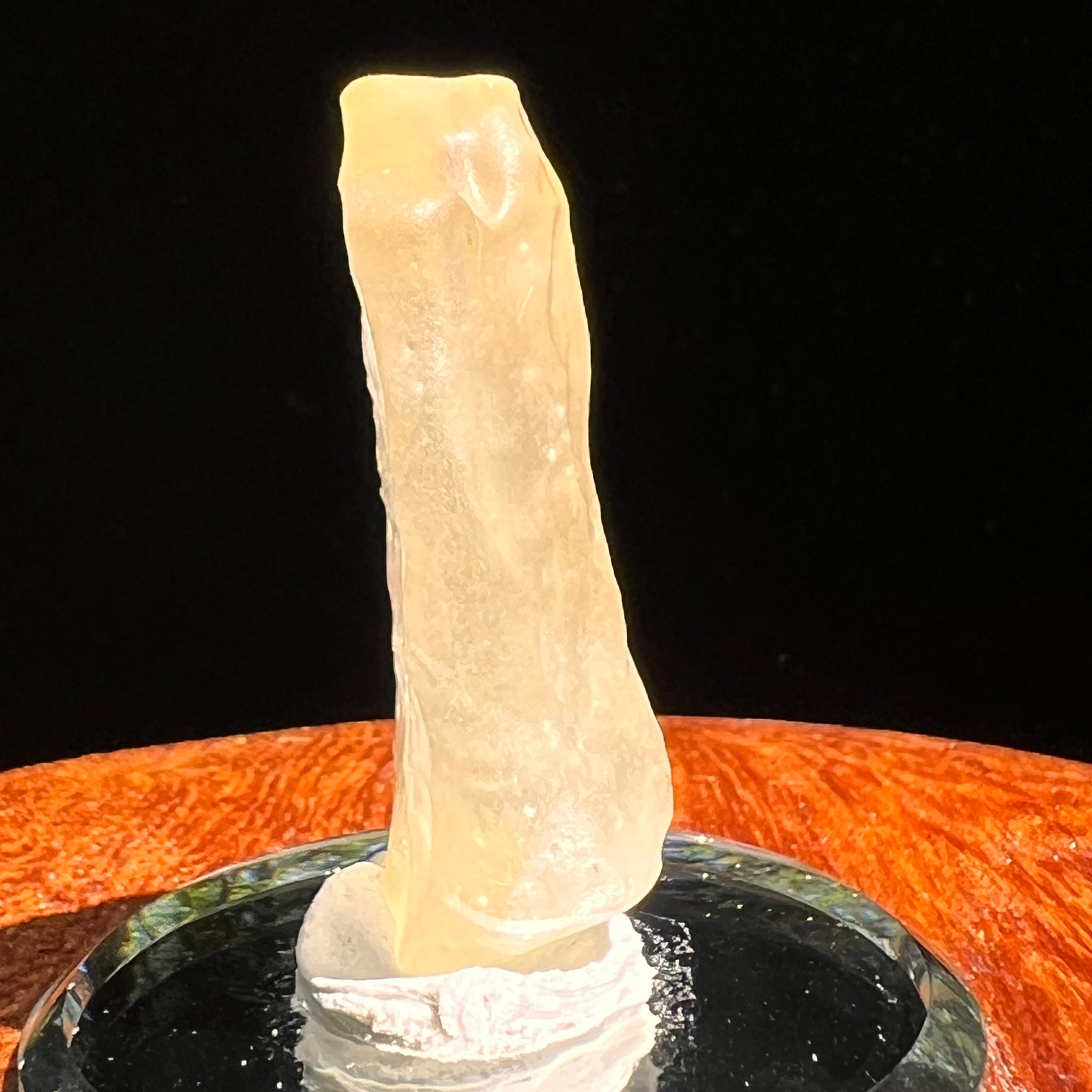 Libyan Desert Glass w/ Cristobalite 7 grams #517-Moldavite Life