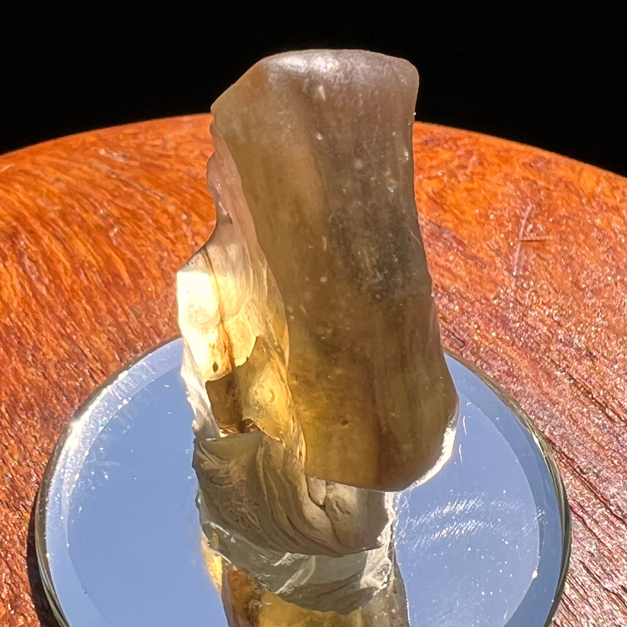Libyan Desert Glass w/ Schlieren 10.2 grams #528-Moldavite Life