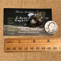 Libyan Desert Glass w/ Schlieren 10.2 grams #528-Moldavite Life