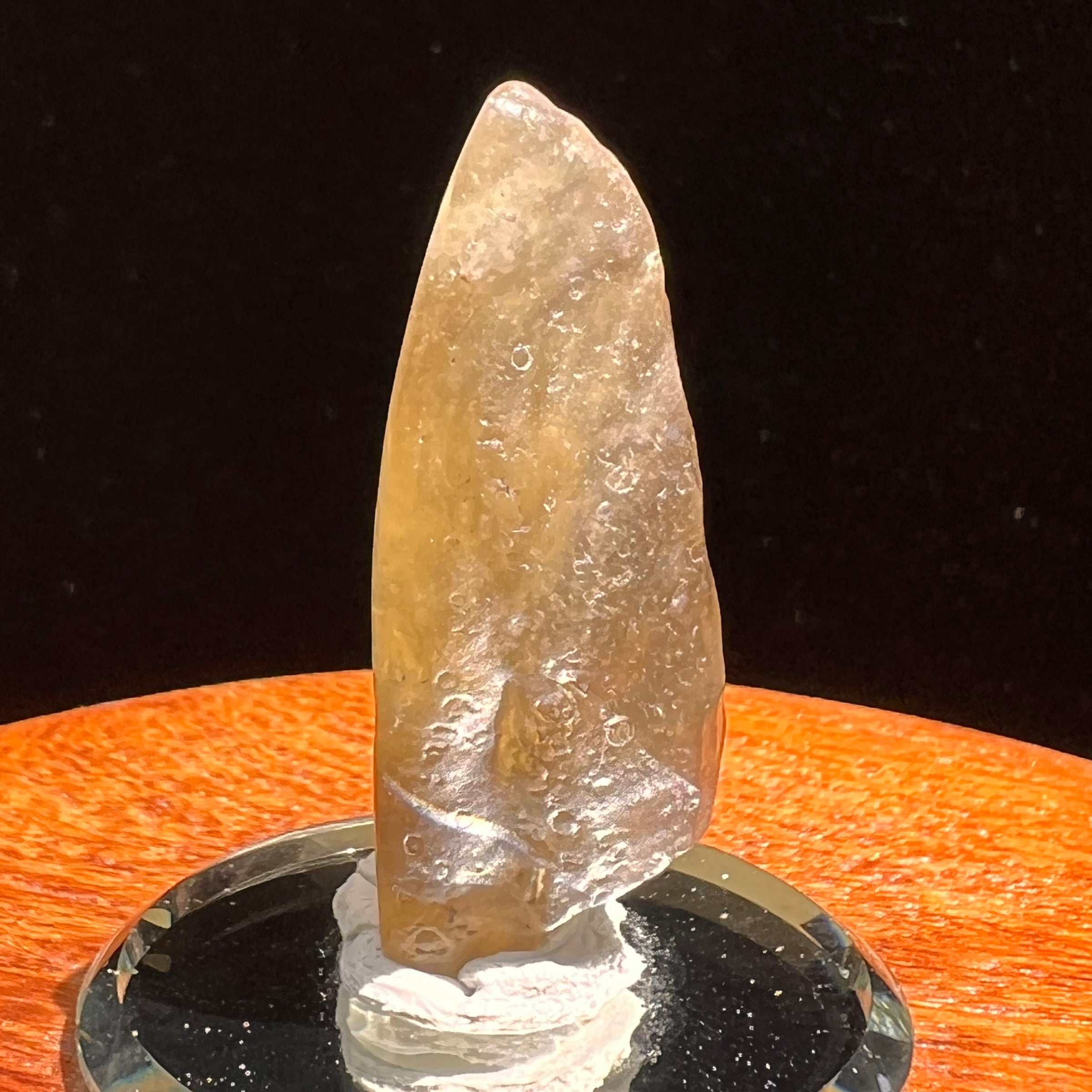 Libyan Desert Glass w/ Schlieren 10.2 grams #530-Moldavite Life