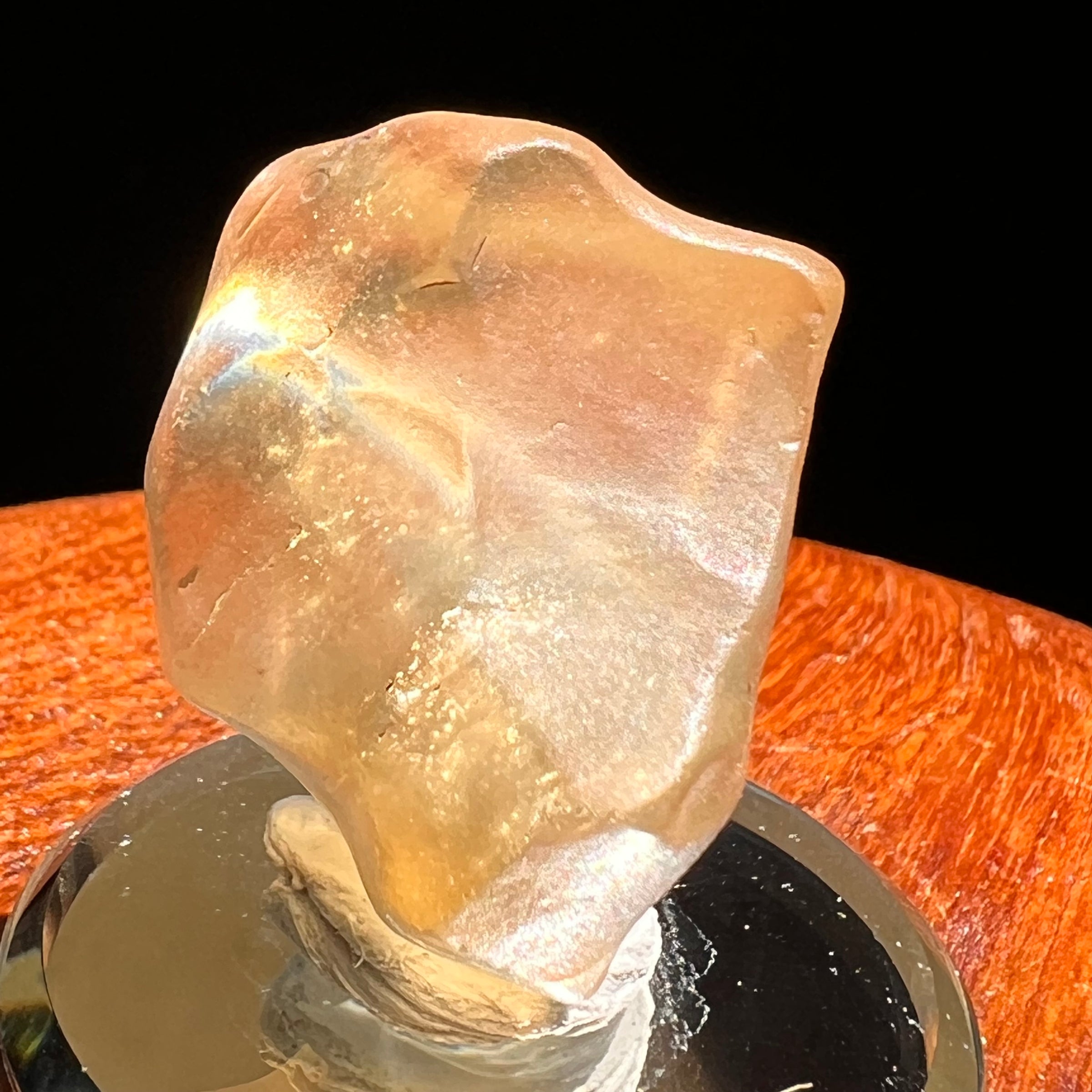 Libyan Desert Glass w/ Schlieren 11.5 grams #526-Moldavite Life