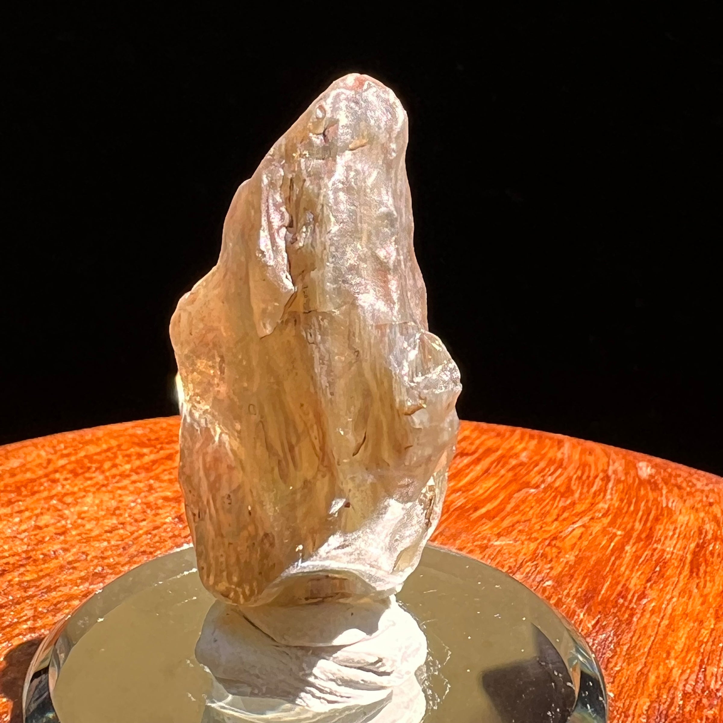 Libyan Desert Glass w/ Schlieren 7.7 grams #523-Moldavite Life