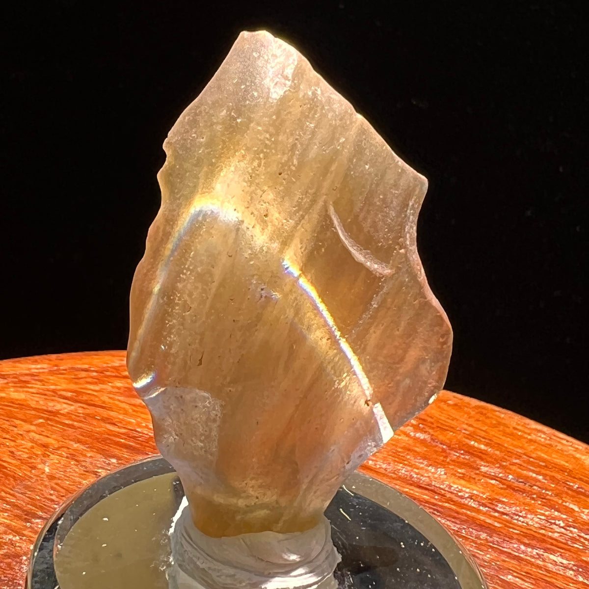 Libyan Desert Glass w/ Schlieren 9.4 grams #527-Moldavite Life