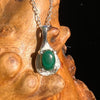 Malachite Necklace Sterling Silver #6225-Moldavite Life