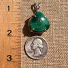 Malachite Pendant Sterling Silver #5626-Moldavite Life