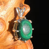 Malachite Pendant Sterling Silver #6232-Moldavite Life