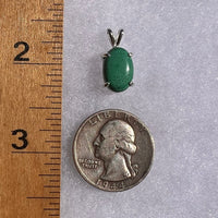 Malachite Pendant Sterling Silver #6241-Moldavite Life
