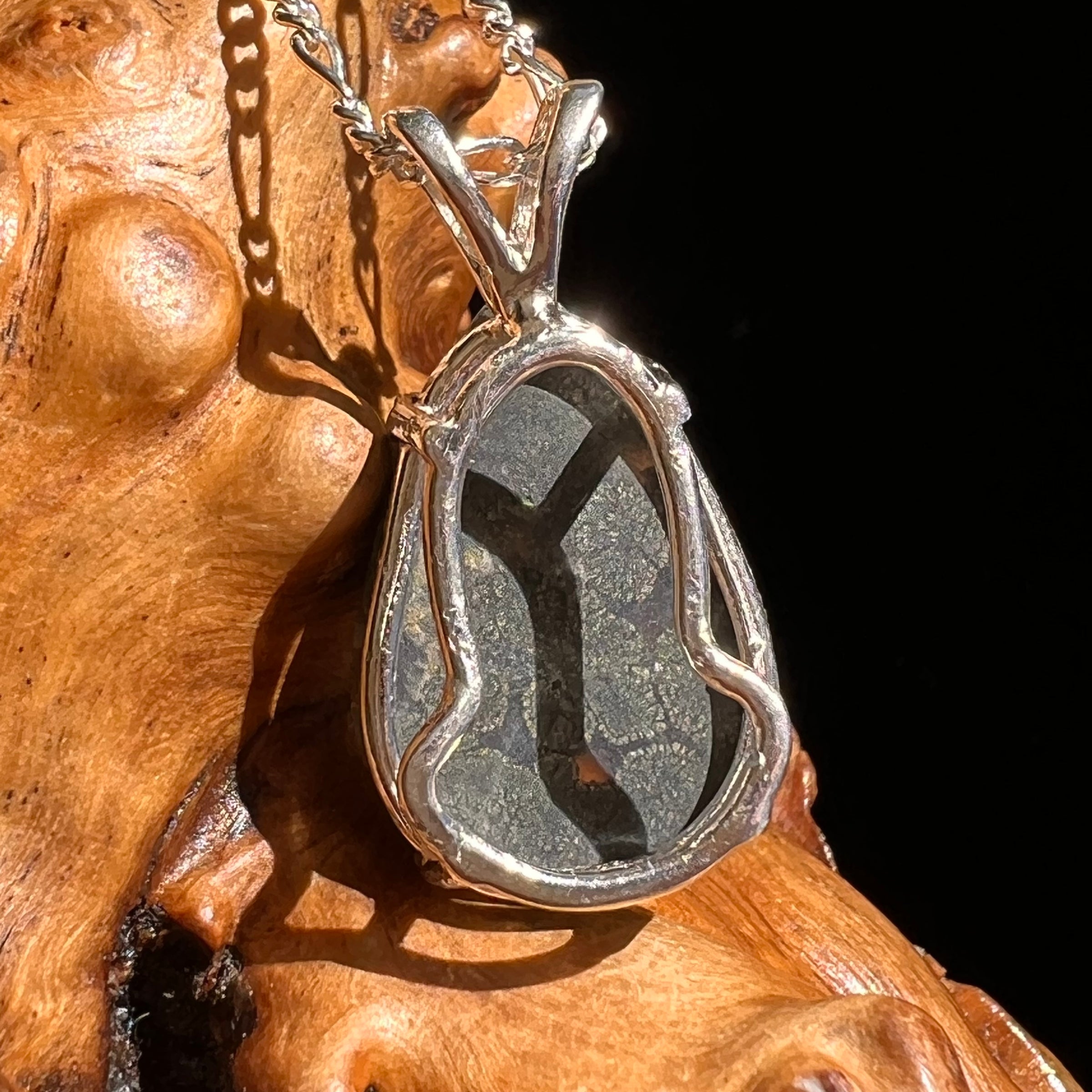 Marcasite Pendant Sterling Silver #6502-Moldavite Life