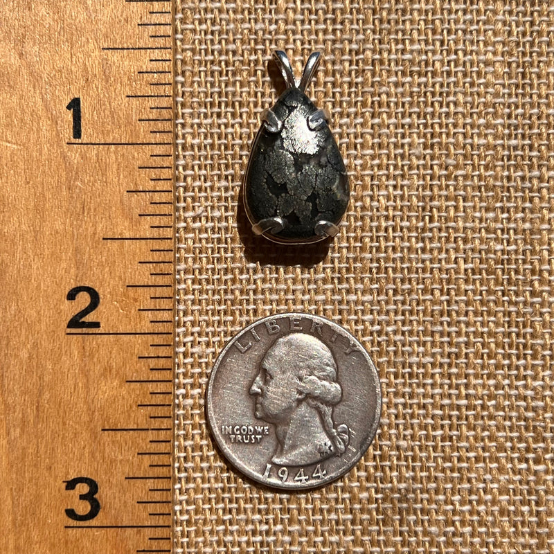 Marcasite Pendant Sterling Silver #6502-Moldavite Life
