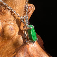 Maw Sit Sit Jade Necklace Sterling Silver #2862-Moldavite Life