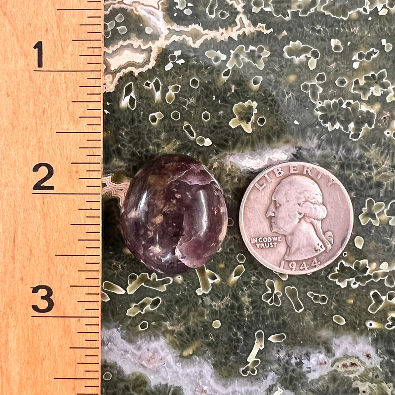 Midnight Euphoralite Cabachon #60-Moldavite Life