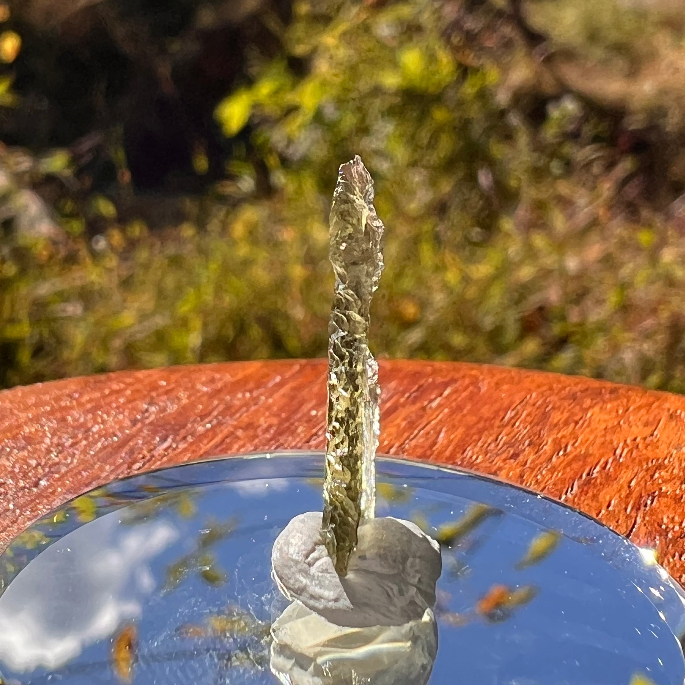 Moldavite 0.3 grams Natural Hole #2246-Moldavite Life