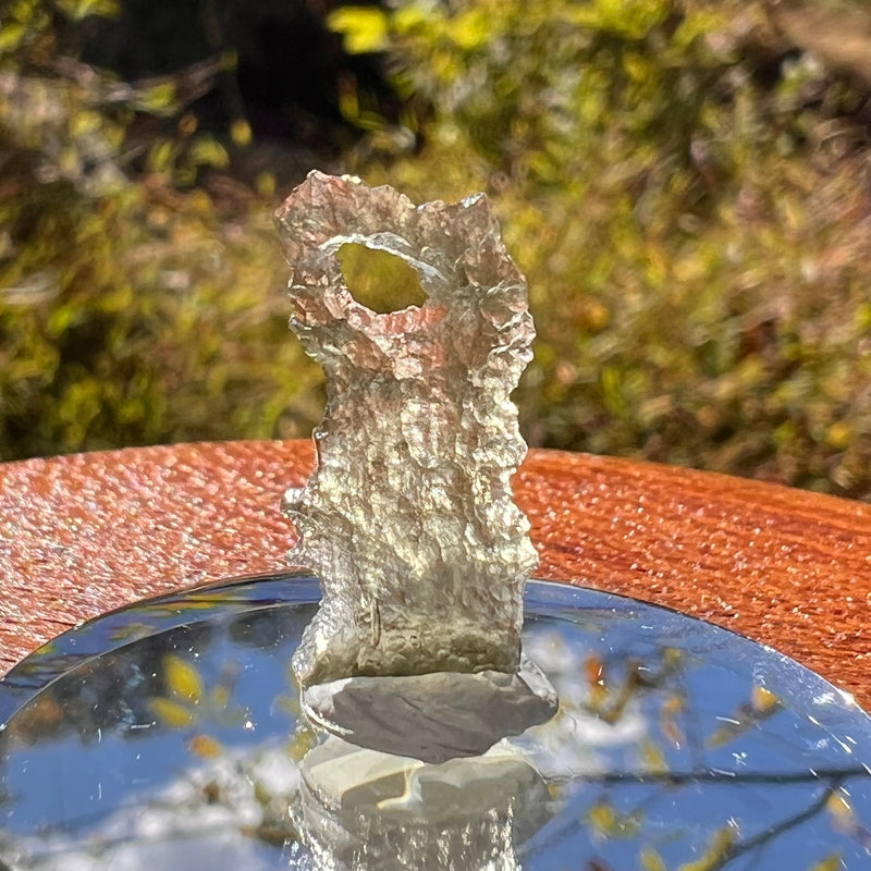 Moldavite 0.3 grams Natural Hole #2246-Moldavite Life