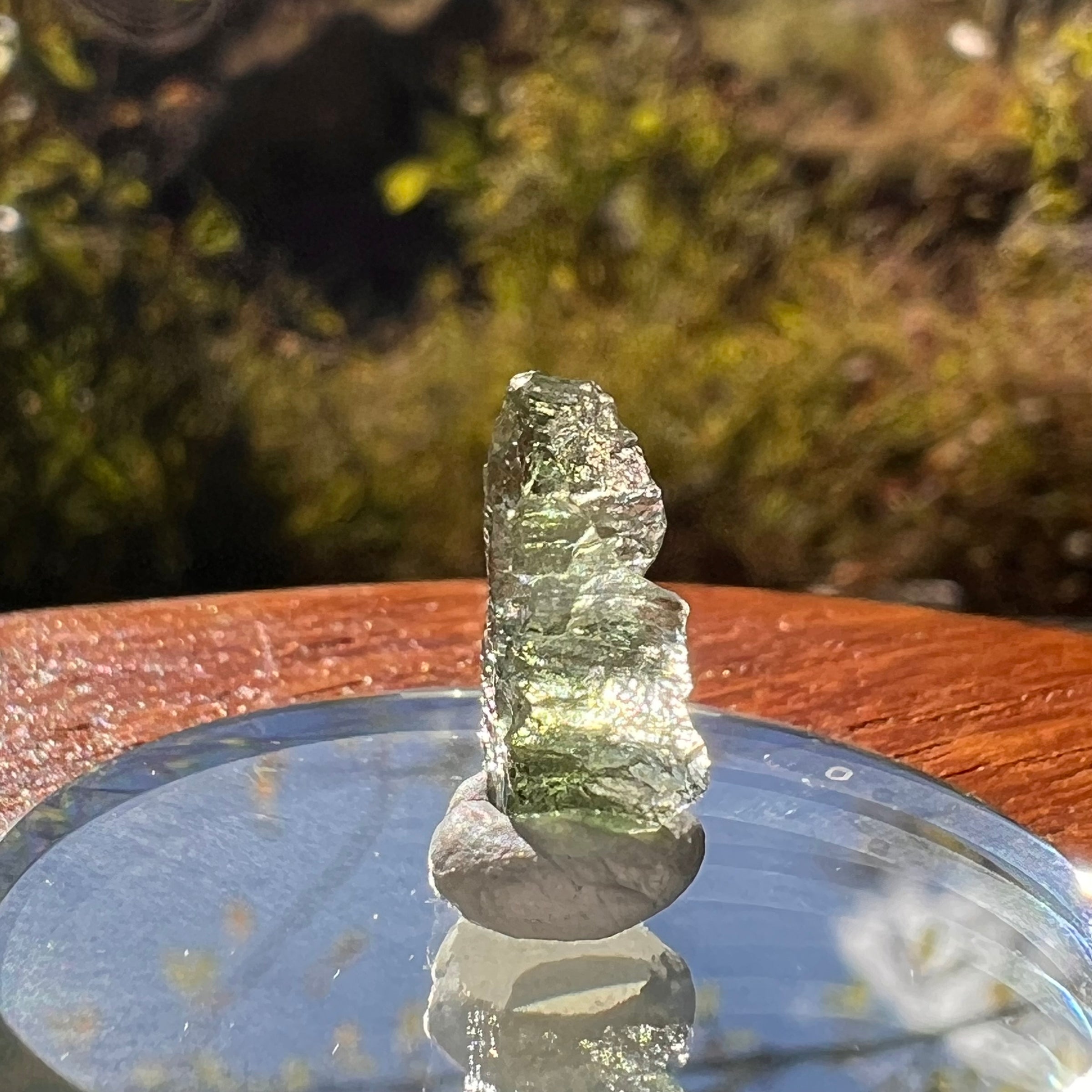 Moldavite 0.3 grams Natural Hole #2295-Moldavite Life