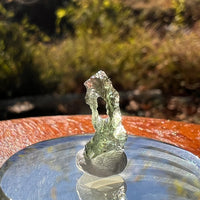 Moldavite 0.3 grams Natural Hole #2295-Moldavite Life