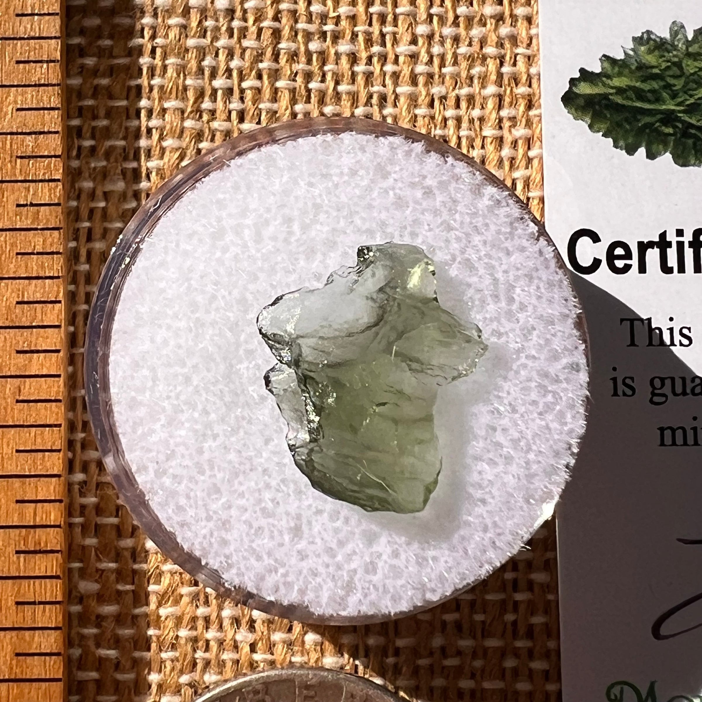 Moldavite 0.4 grams #2242-Moldavite Life