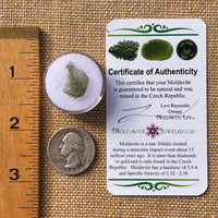 Moldavite 0.4 grams #2255-Moldavite Life