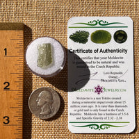 Moldavite 0.4 grams #2267-Moldavite Life