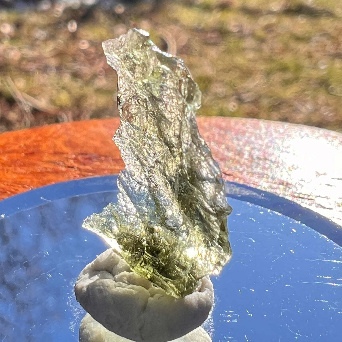 Moldavite 0.5 grams #1995-Moldavite Life