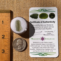 Moldavite 0.5 grams #2224-Moldavite Life