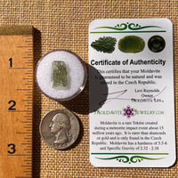 Moldavite 0.5 grams #2225-Moldavite Life