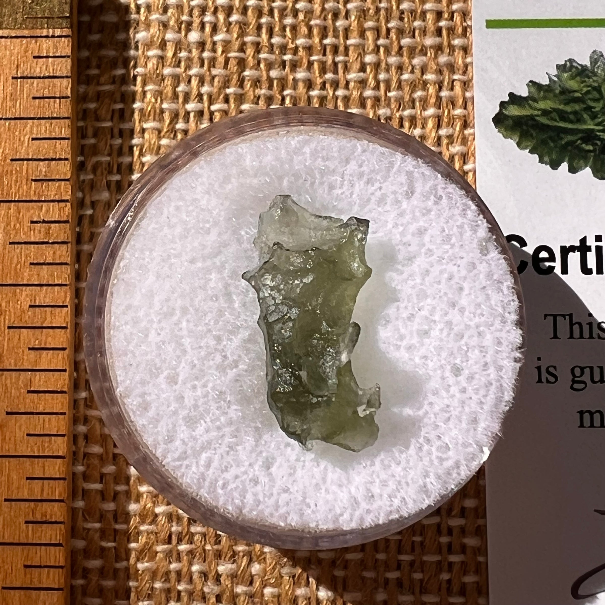 Moldavite 0.5 grams #2232-Moldavite Life