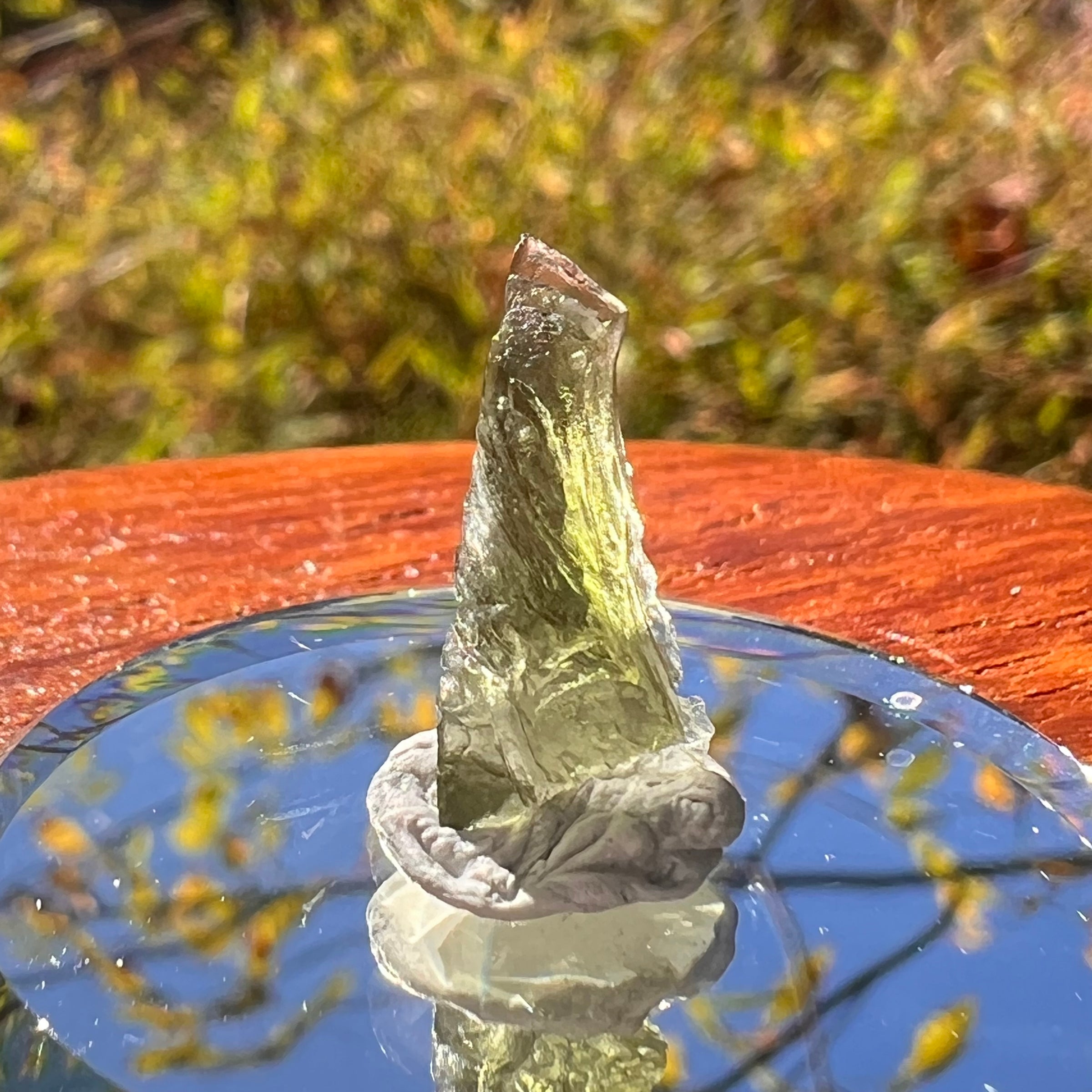 Moldavite 0.5 grams #2237-Moldavite Life