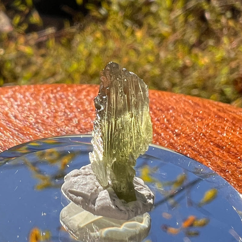Moldavite 0.5 grams #2237-Moldavite Life