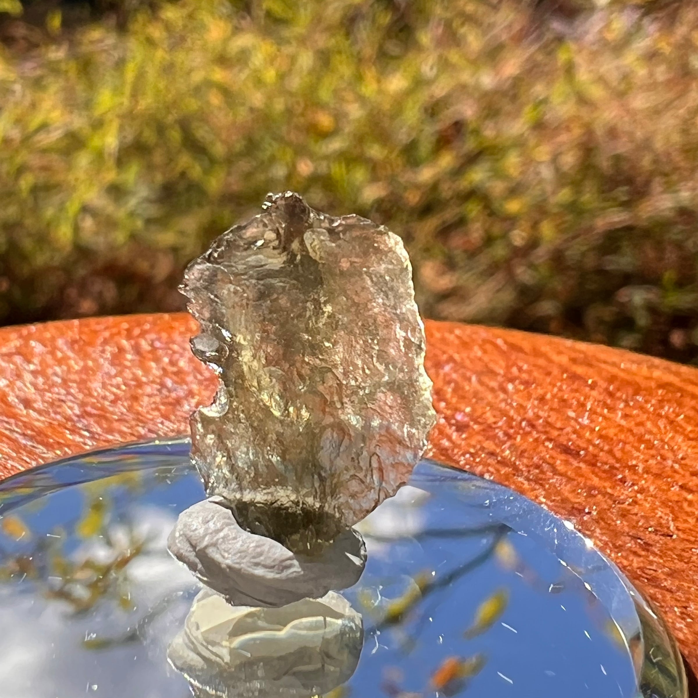 Moldavite 0.5 grams #2245-Moldavite Life