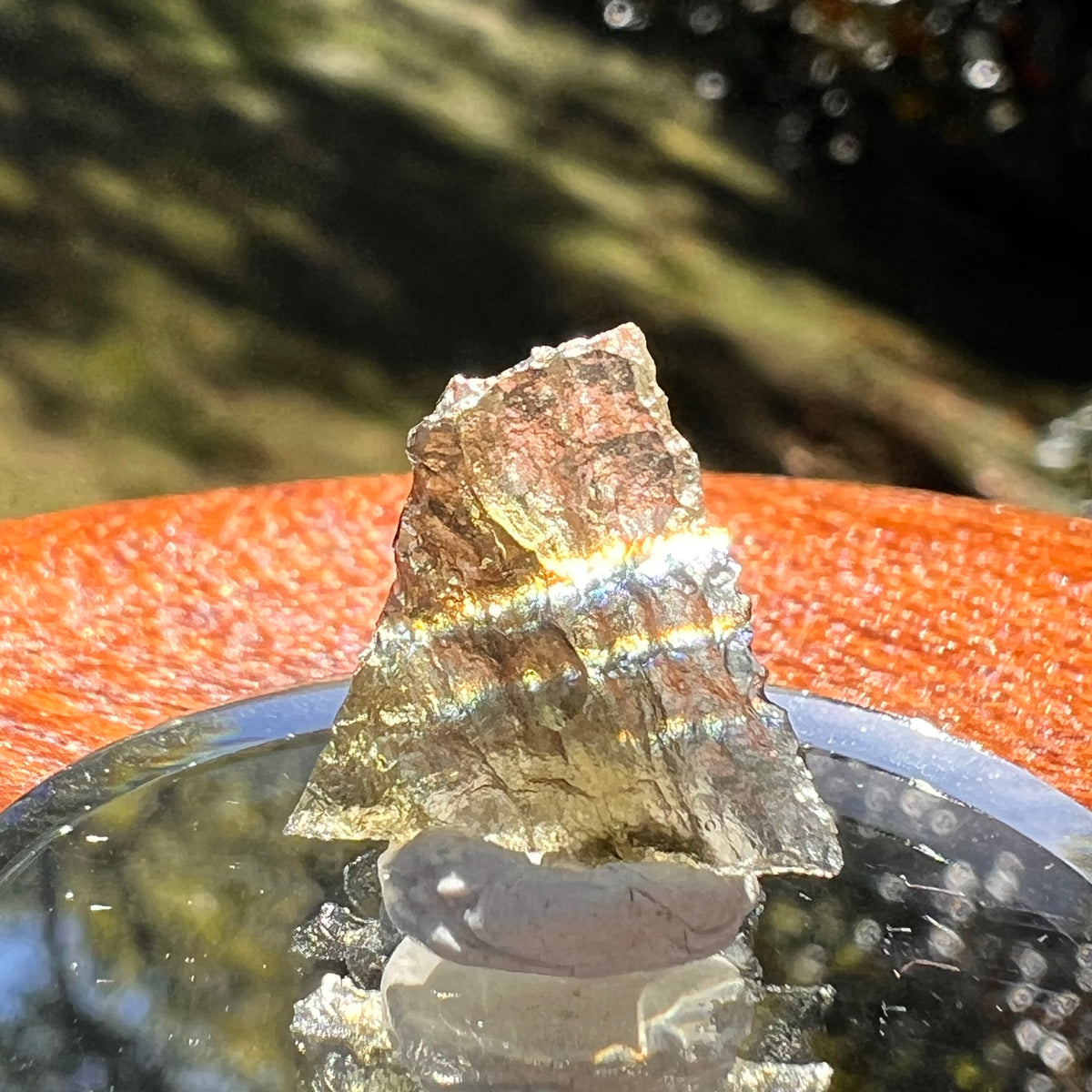 Moldavite 0.5 grams #2349-Moldavite Life