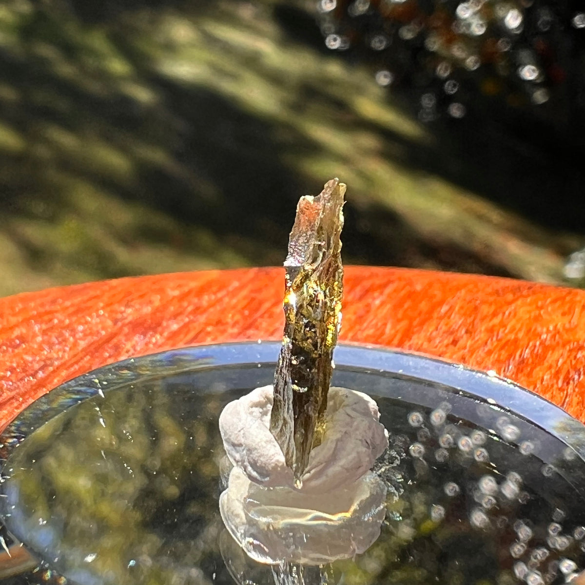 Moldavite 0.5 grams #2349-Moldavite Life