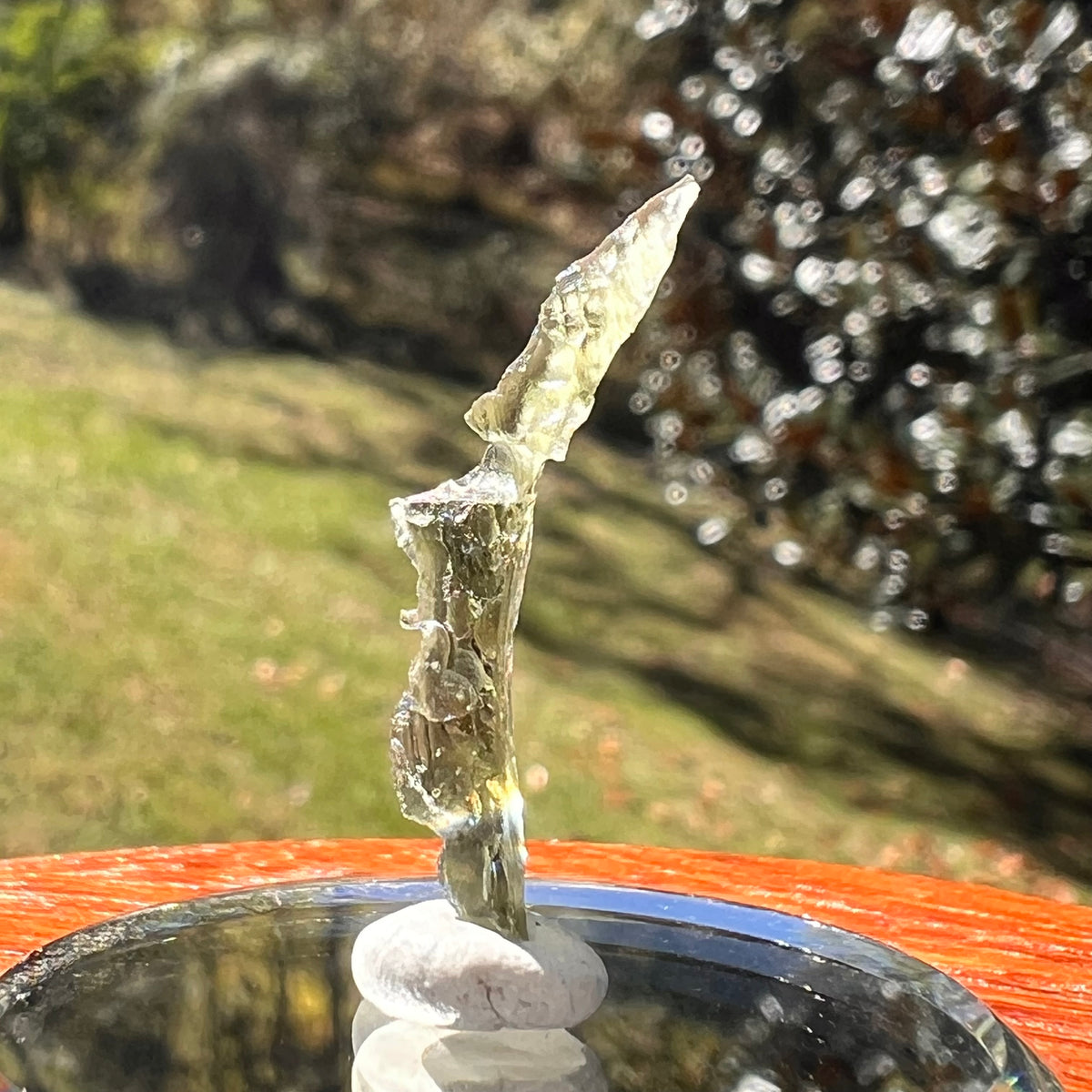 Moldavite 0.5 grams #2358-Moldavite Life