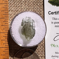 Moldavite 0.5 grams #2382-Moldavite Life