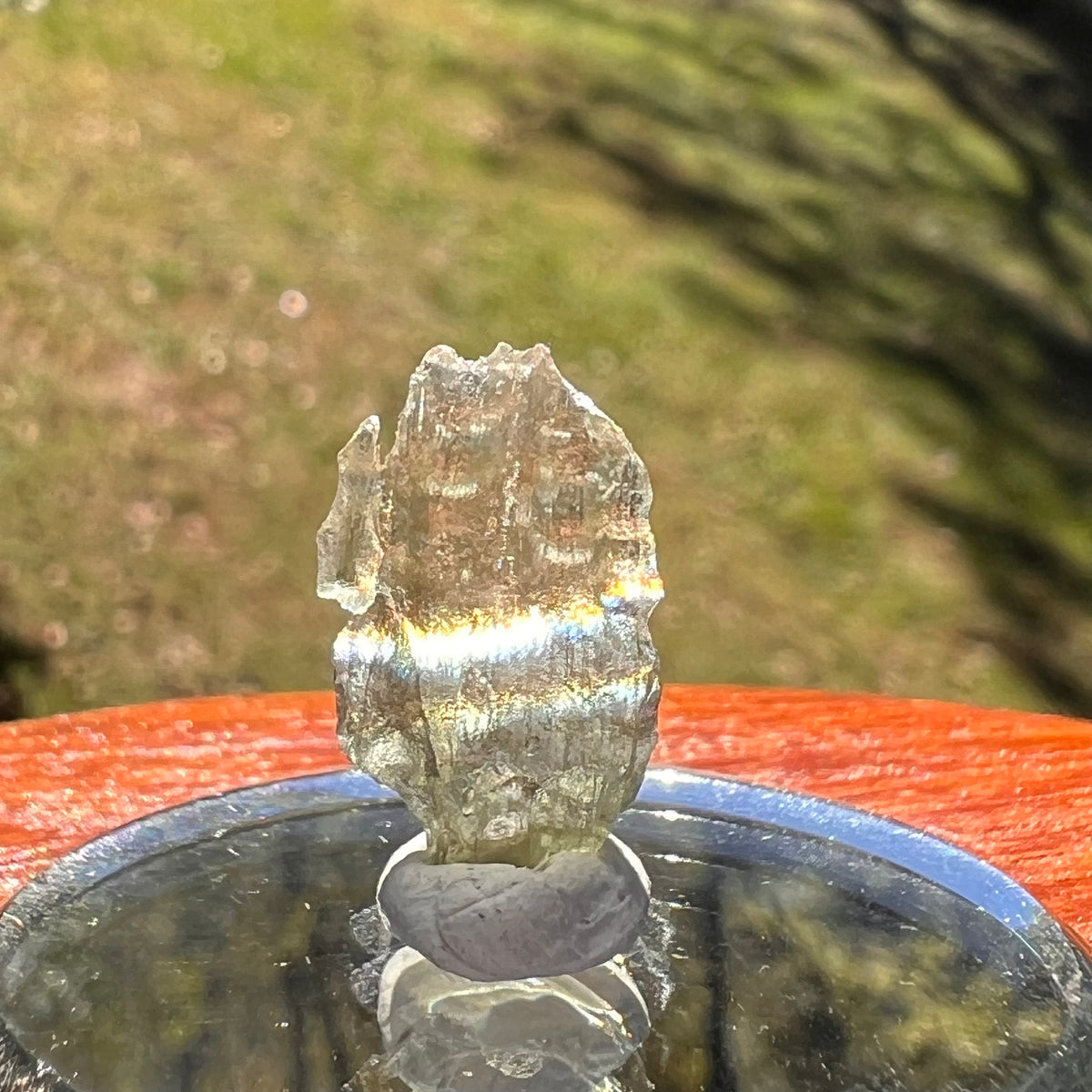 Moldavite 0.5 grams #2382-Moldavite Life