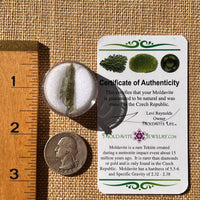Moldavite 0.5 grams Natural Hole #2243-Moldavite Life