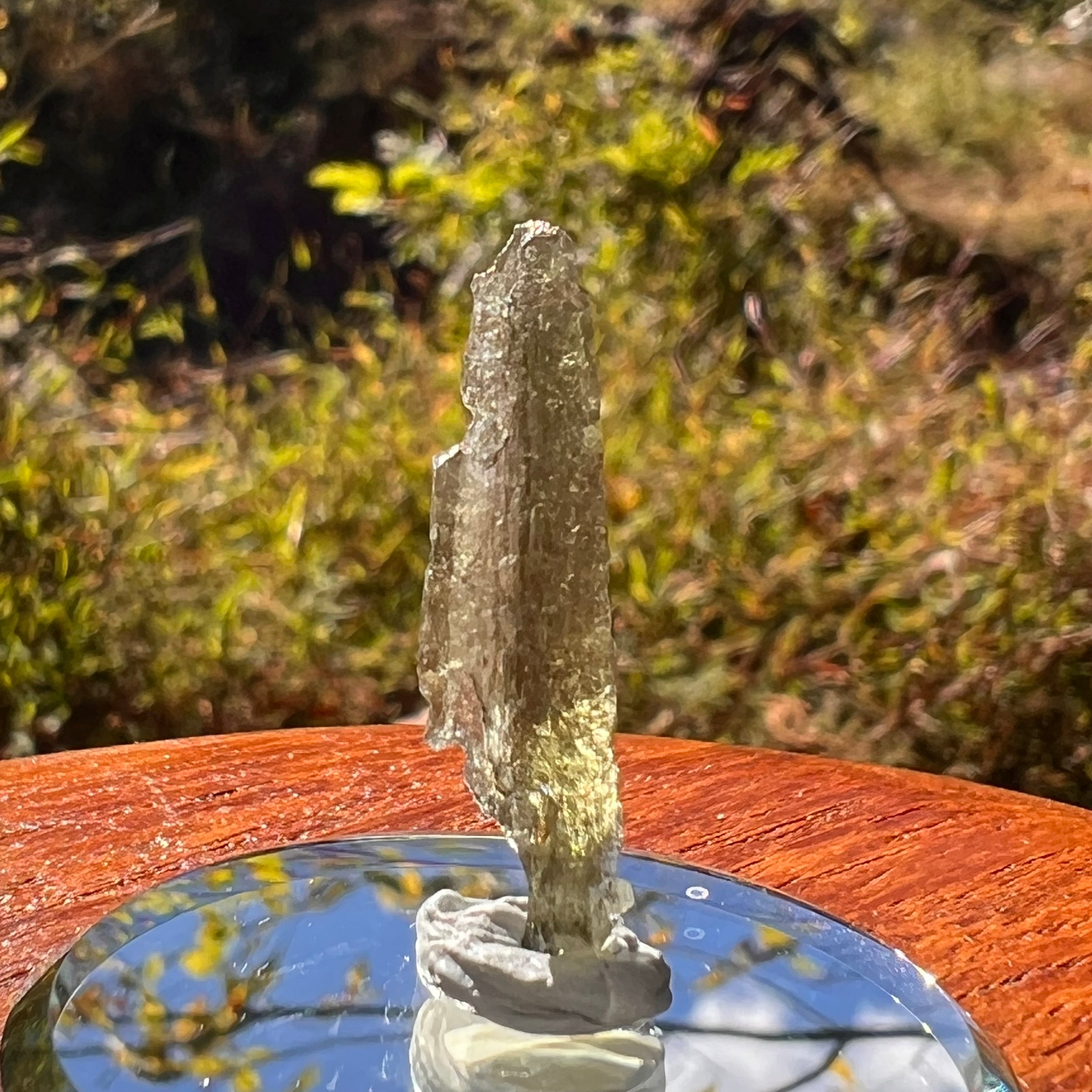 Moldavite 0.5 grams Natural Hole #2243-Moldavite Life