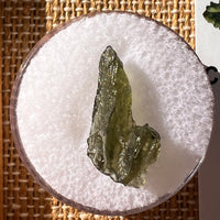 Moldavite 0.6 gram Natural Hole #2292-Moldavite Life
