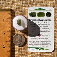 Moldavite 0.6 gram Natural Hole #2293-Moldavite Life
